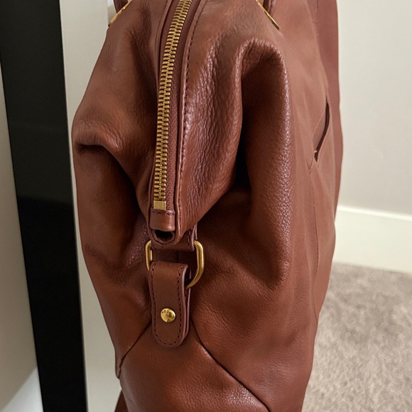 HOBO Rich Brown Leather Shoulder Bag - Picture 4 of 9